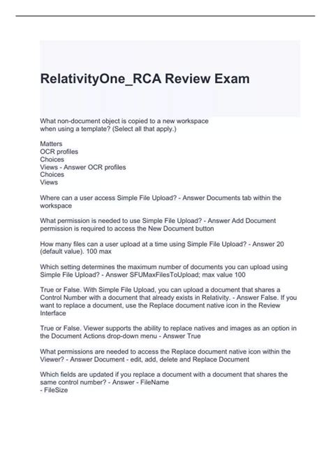 relativity rca|RCA Exam Study Resources .